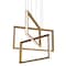 Afx Cole - 24" LED Pendant - Gold Finish - Gold Shade COLP24L30D1GD - alternate 1